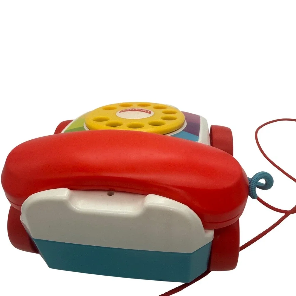 Fisher Price Chatter Telephone Pull Toy Rotary Dial 2015 Mattel Preschool